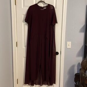 Women’s Trina Turk jumpsuit with overlay Size 10